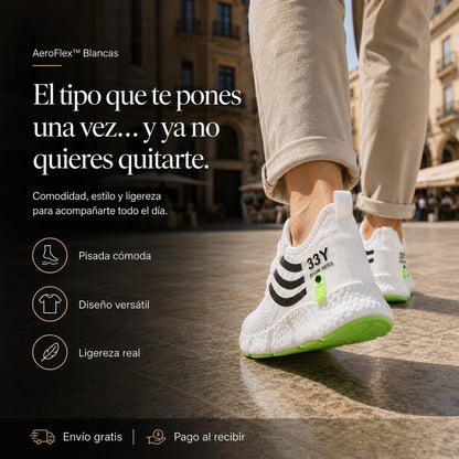 AeroFlex Blancas – El Paso Premium Que Eleva Tu Verano 💎