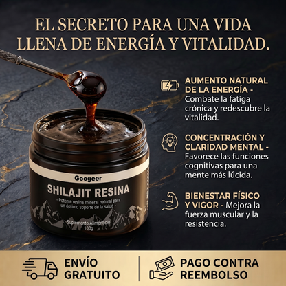 Shilajit 100% Puro - Energía Natural para Afrontar el Verano 💎