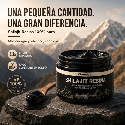 Shilajit 100% Puro - Energía Natural para Afrontar el Verano 💎
