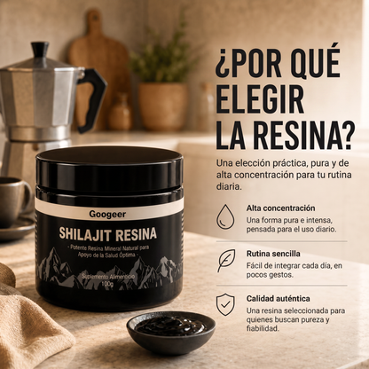 Shilajit 100% Puro - Energía Natural para Afrontar el Verano 💎